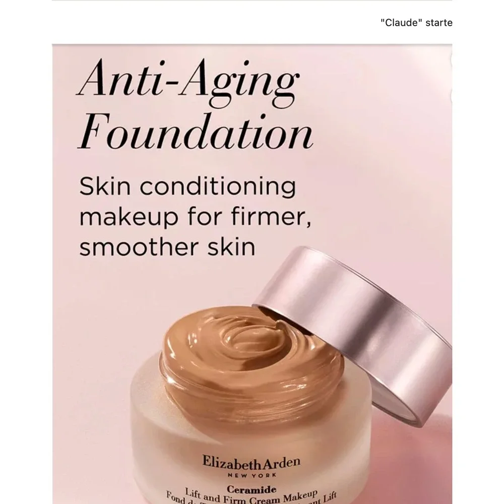 Elizabeth Arden Ceramide Lift & Firm Cream Makeup 410N Hydrating $53.00 MSRP